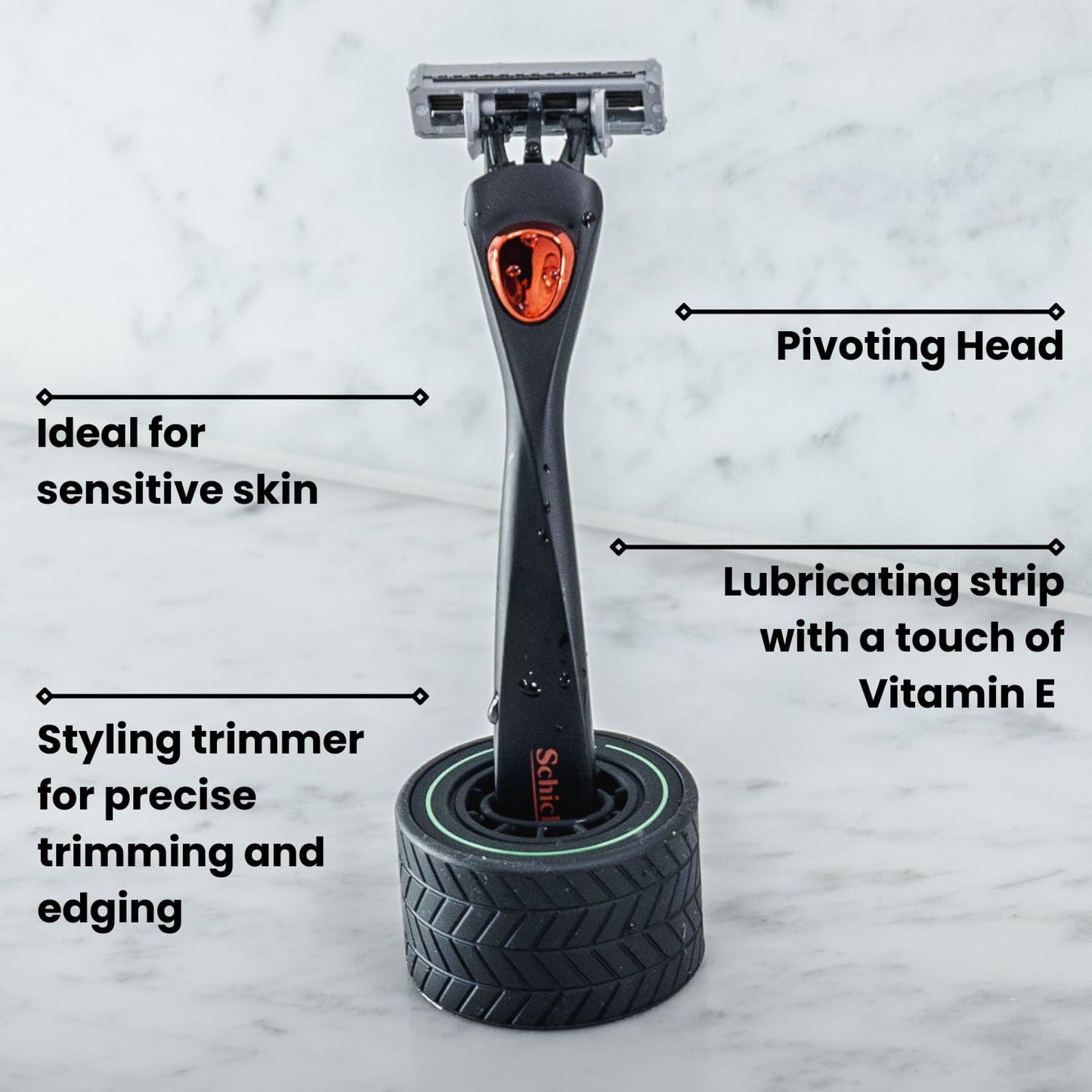 Schick 6 Razor Mens Kit