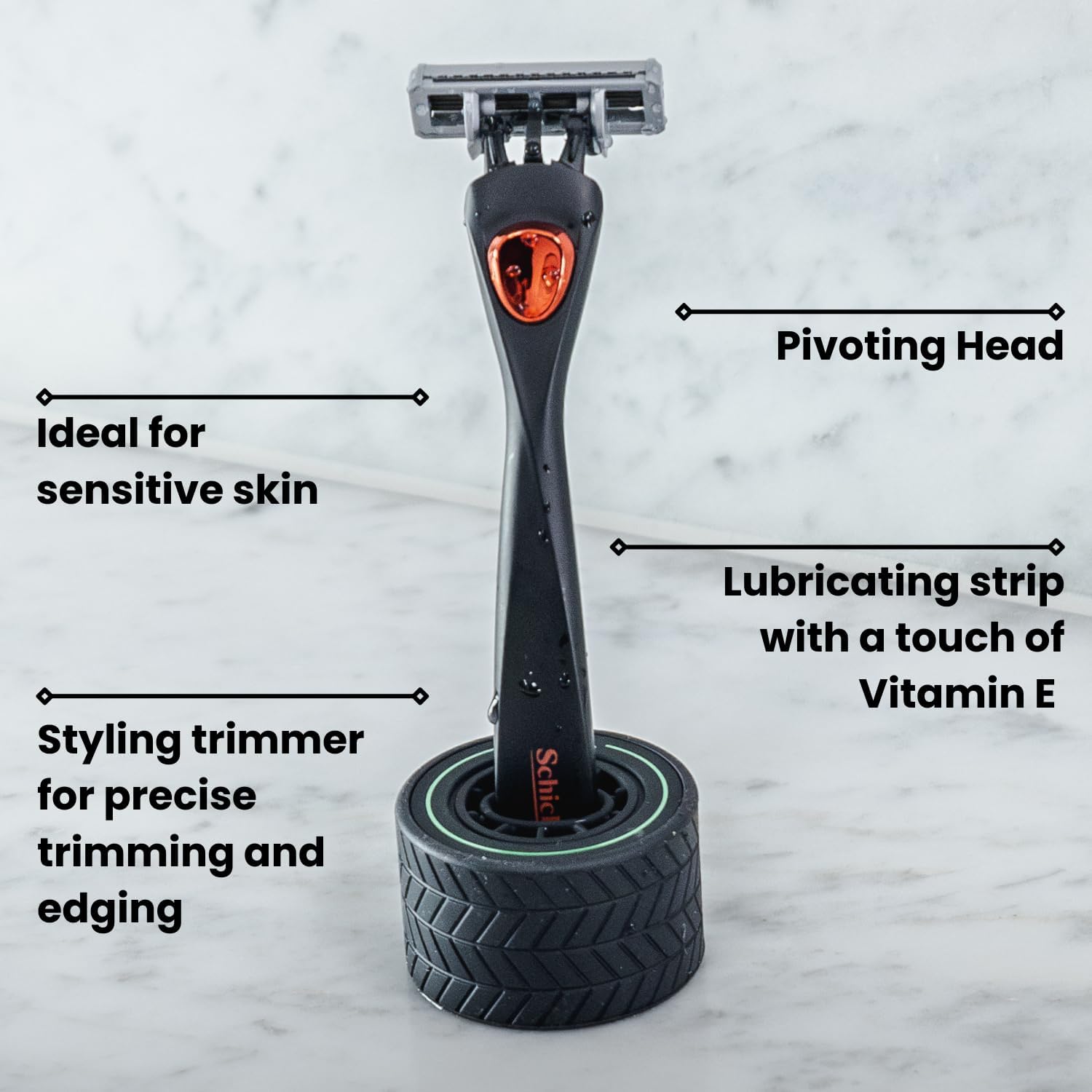 Schick 6 Razor Mens Kit