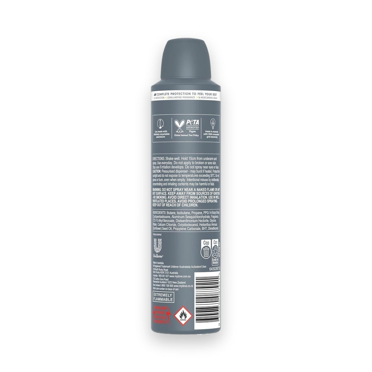 Dove Men+ Care Advanced Invisible Fresh 72h Antiperspirant Aerosol 250 mL