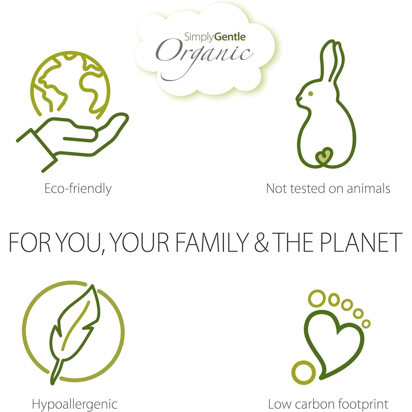 SIMPLY GENTLE ORGANIC Cotton Balls 100pk - Cutprice Online