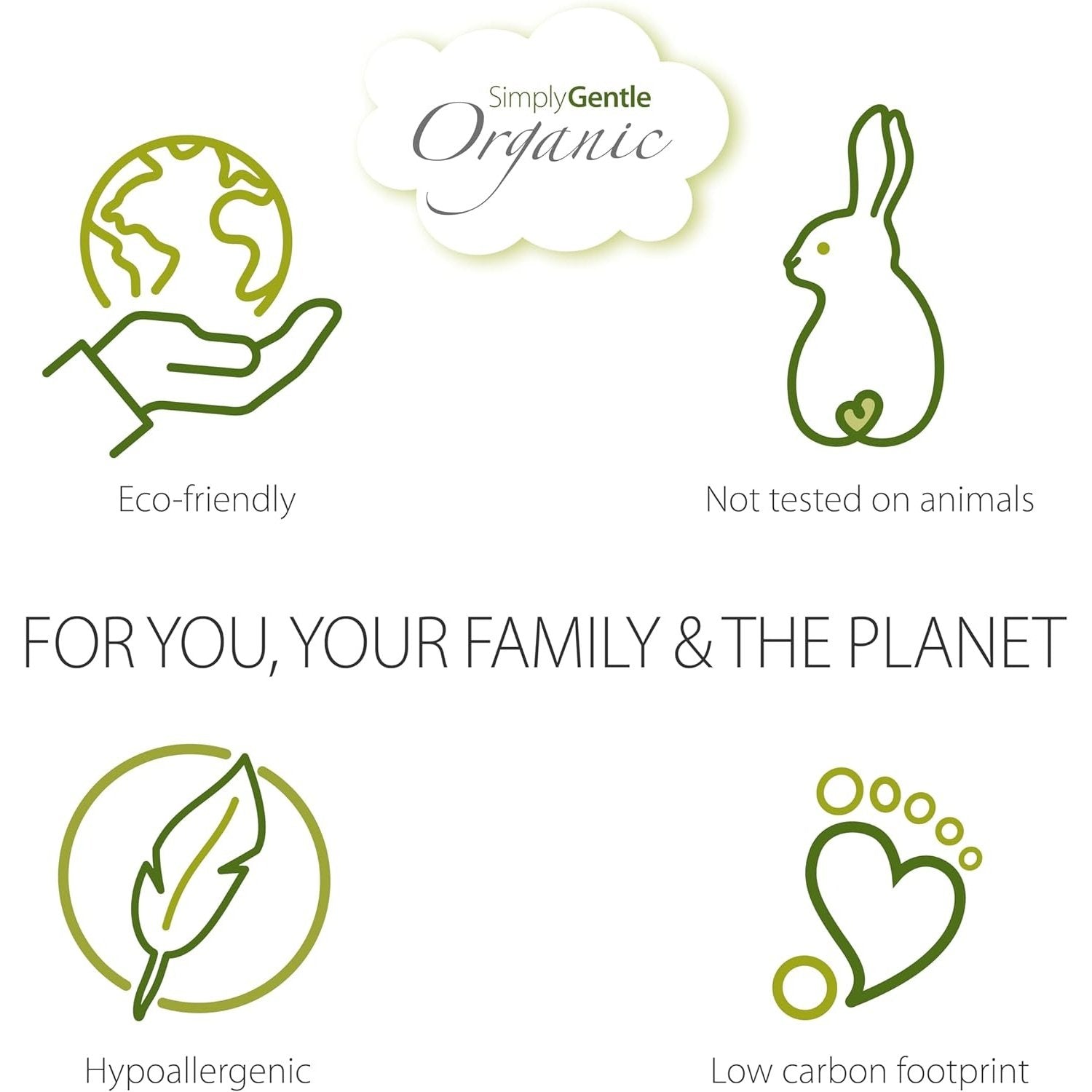 SIMPLY GENTLE ORGANIC Cotton Balls 100pk - Cutprice Online