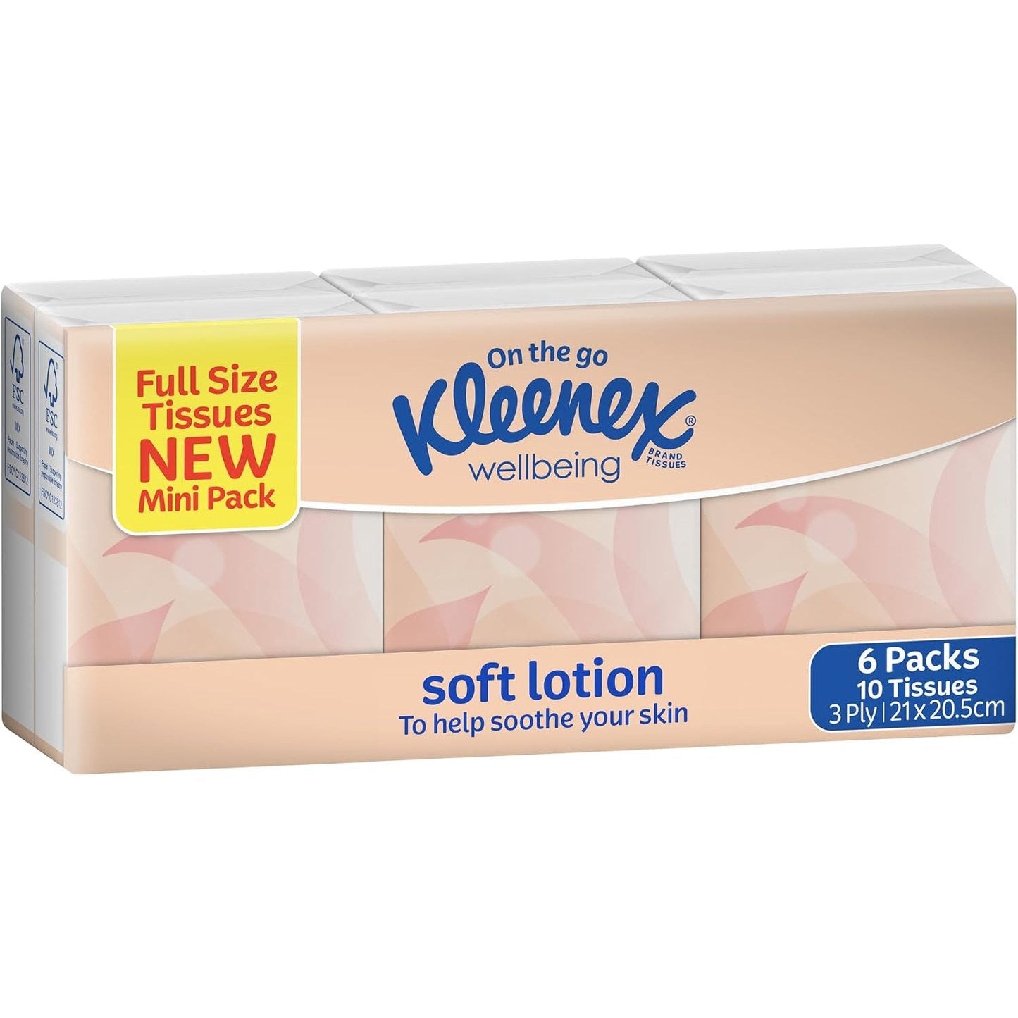 Kleenex Facial Tissue Soft Lotion 6 Pack