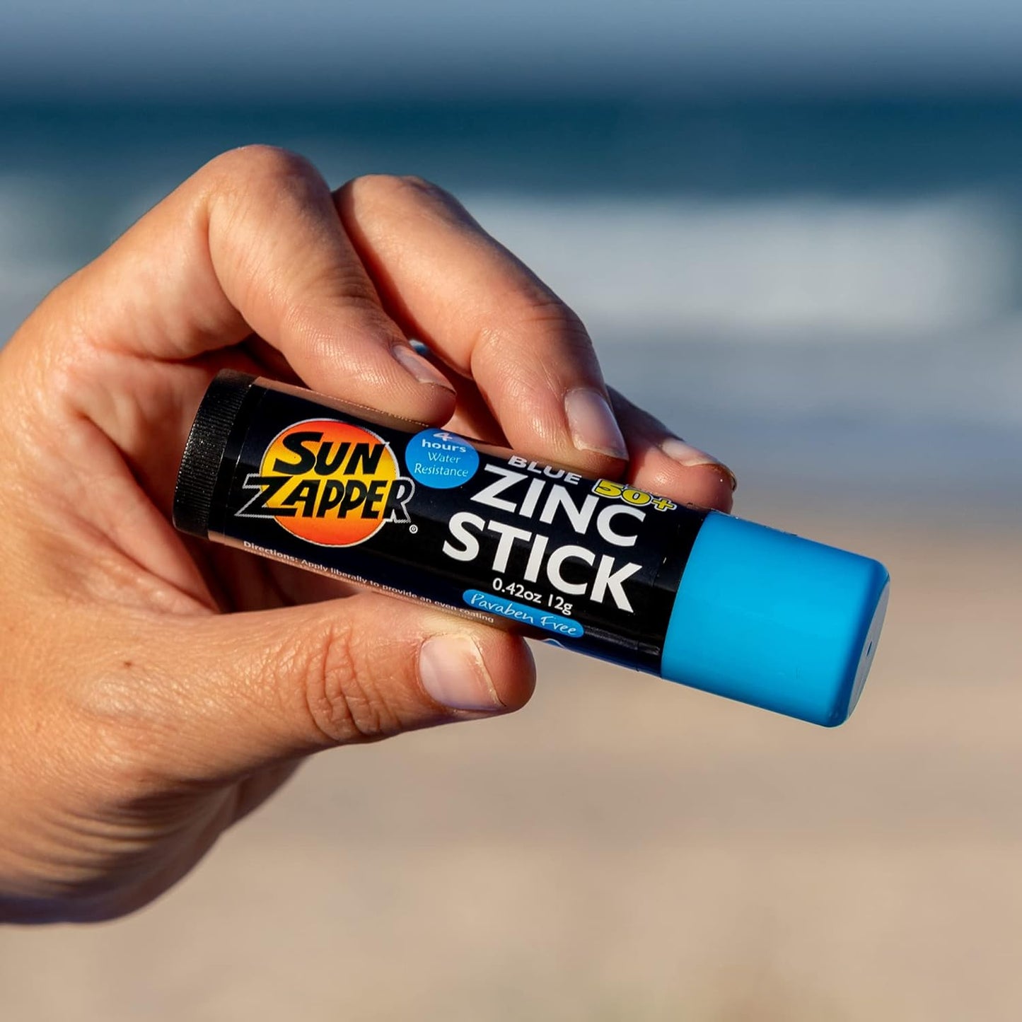 Sun Zapper Sticks Rainbow SPF 50+ Zinc Stick 4 Pack 4x12g