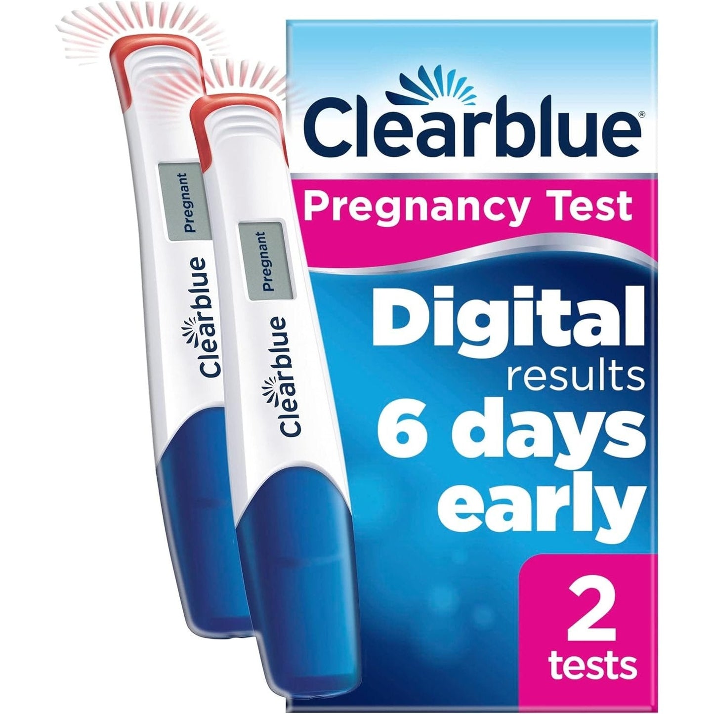 Clearblue Digital Ultra Early Pregnancy Test 2 Tests - Cutprice Online