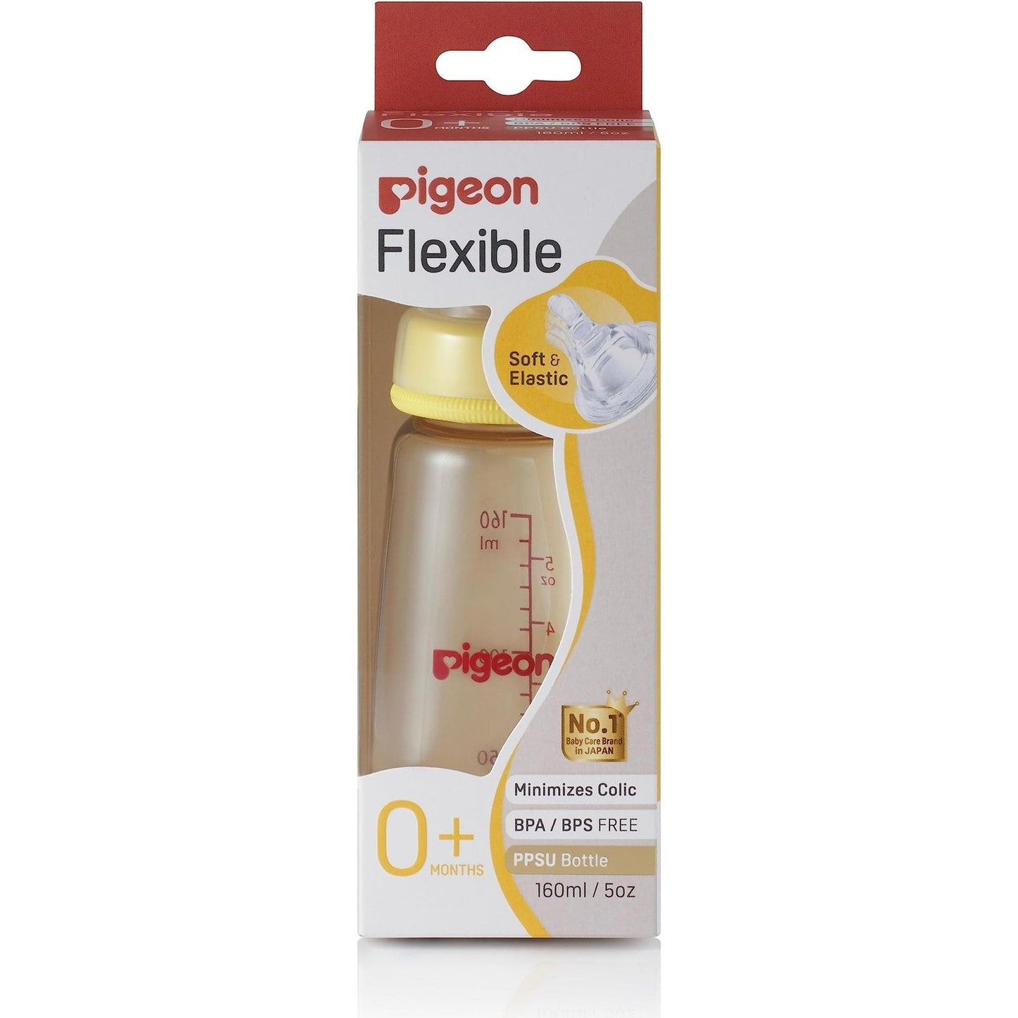 Pigeon Slim Neck Peristaltic PPSU Bottle 160ml - Cutprice Online