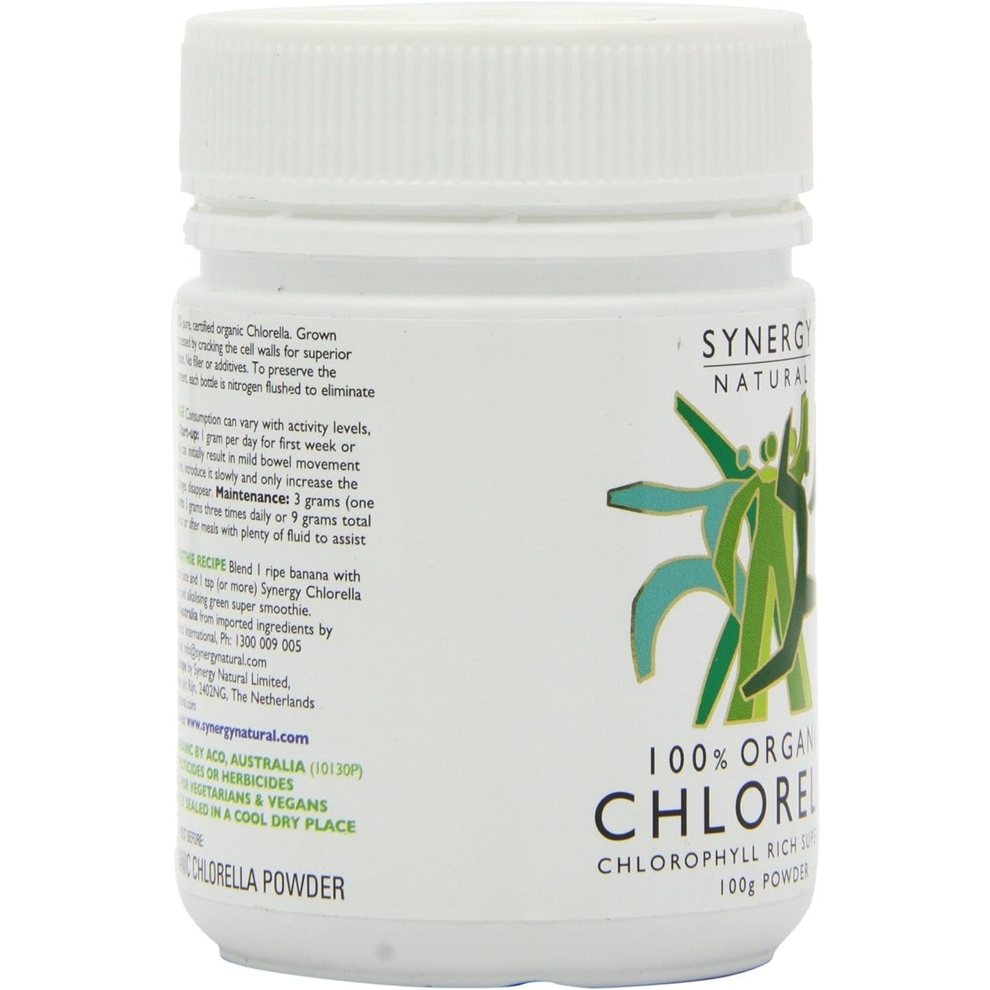 Synergy Natural Organic Chlorella Powder 100g - Cutprice Online