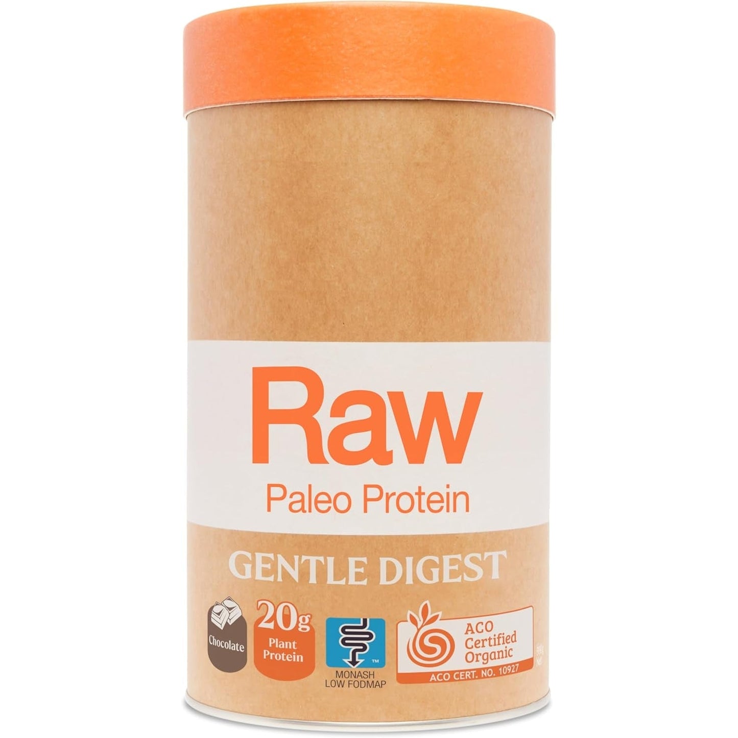 Amazonia Raw Protein Organic Paleo Gentle Digest Chocolate 500g - Cutprice Online