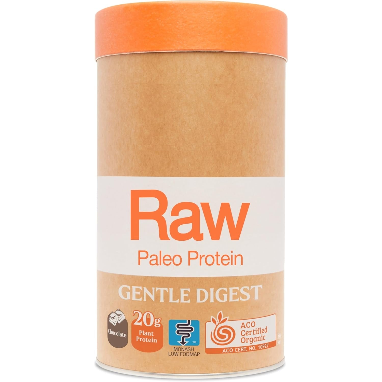 Amazonia Raw Protein Organic Paleo Gentle Digest Chocolate 500g - Cutprice Online