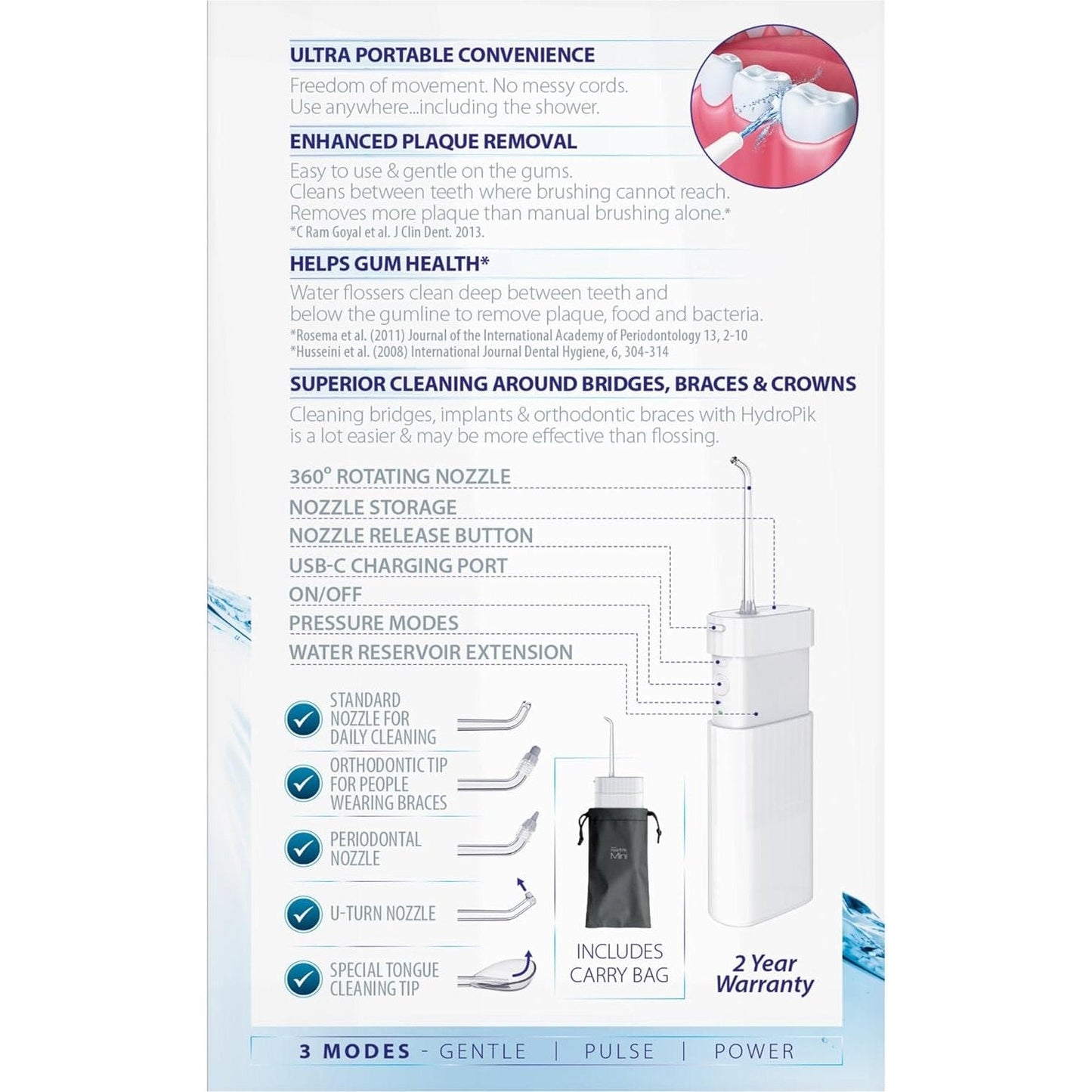 Piksters Hydropik Mini Water Flosser