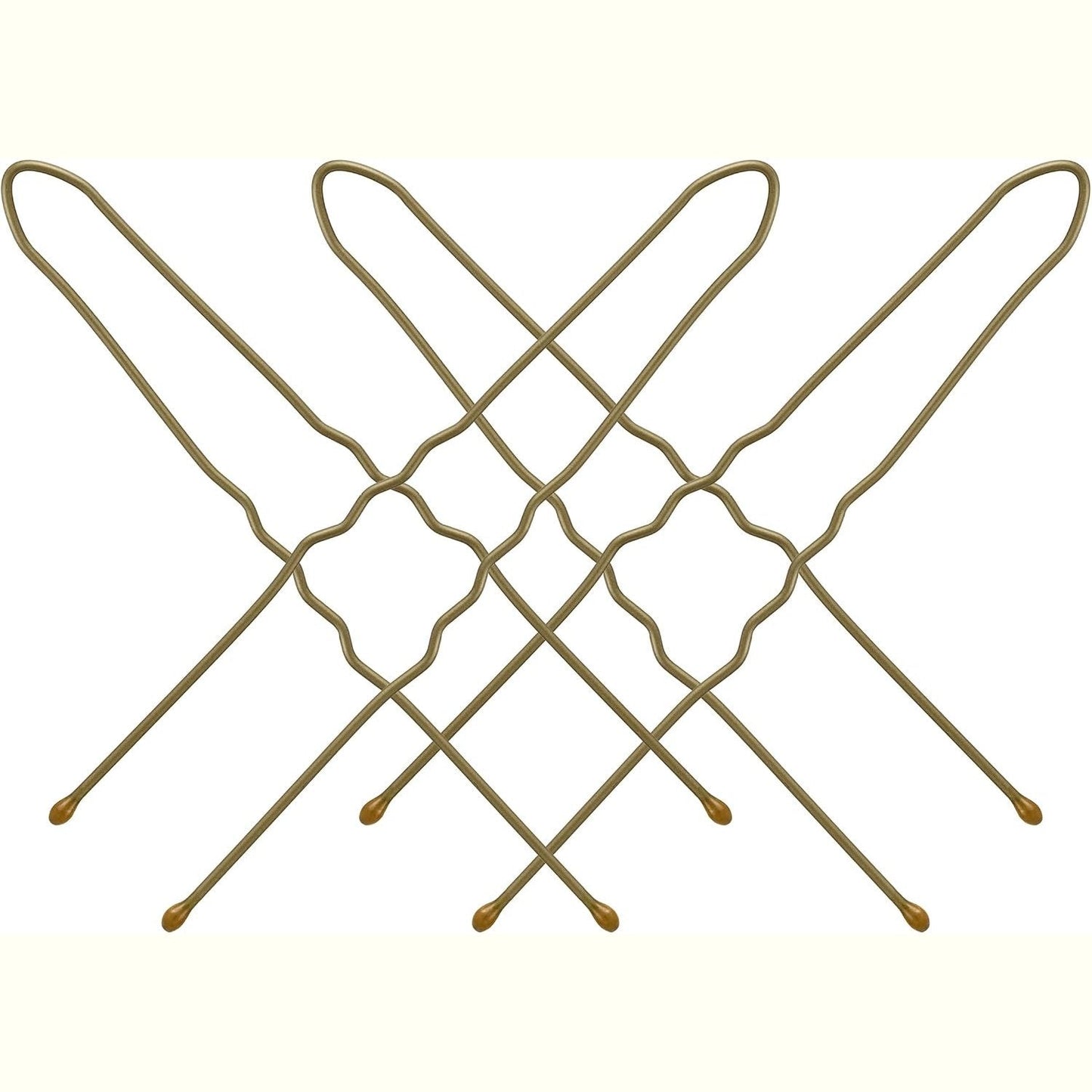 Lady Jayne Brown Fringe Pins 5cm 50 Pack