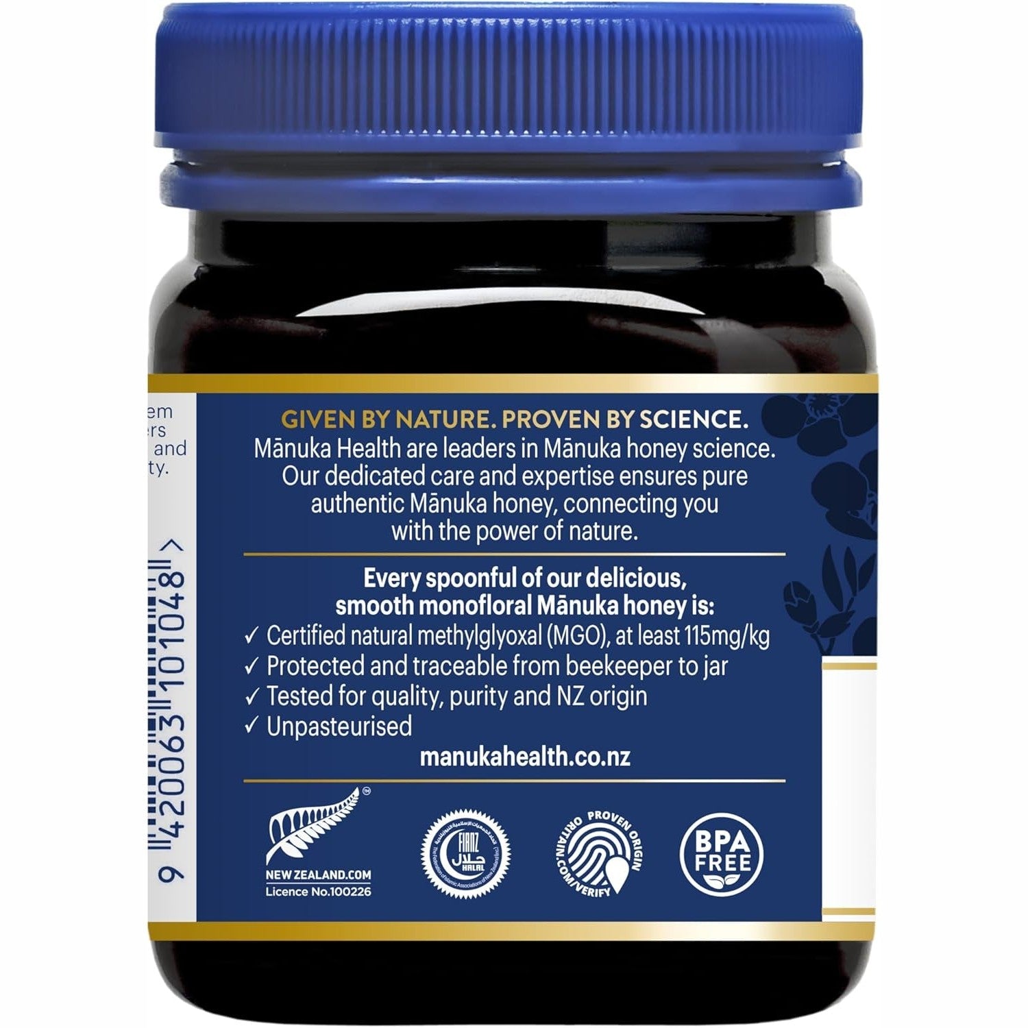 Manuka Health Mgo 115+ Umf 6 Manuka Honey 250g