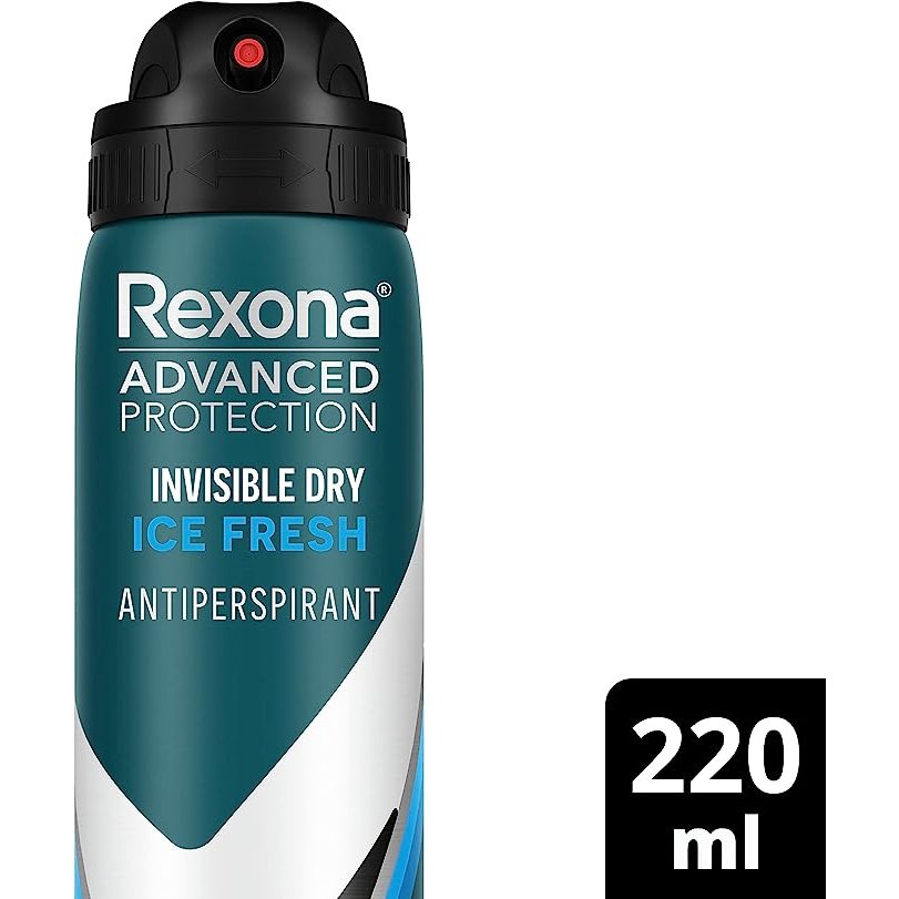 Rexona for Men Antiperspirant Advanced Invisible Ice Fresh 220ml - Cutprice Online