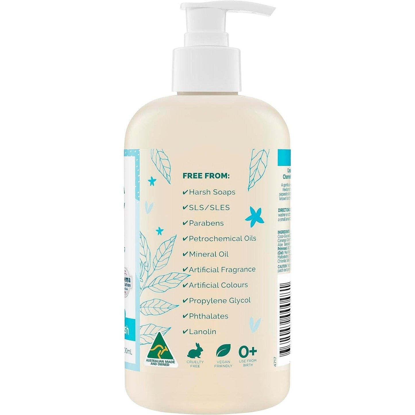 GAIA Natural Baby Hair & Body Wash 500ml - Cutprice Online