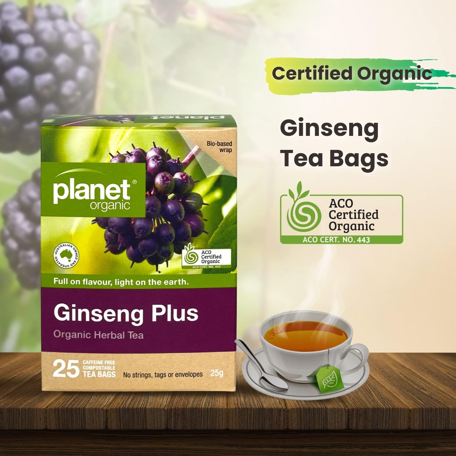 Planet Organic Organic Siberian Ginseng Root Loose Leaf Tea 75g - Cutprice Online