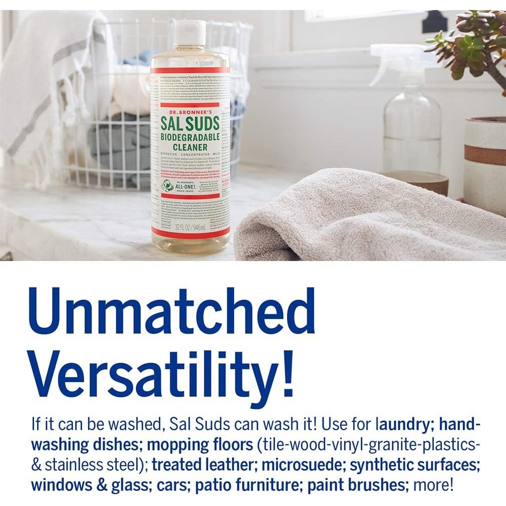 Dr. Bronner's Sal Suds Biodegradable Cleaner 946ml - Cutprice Online