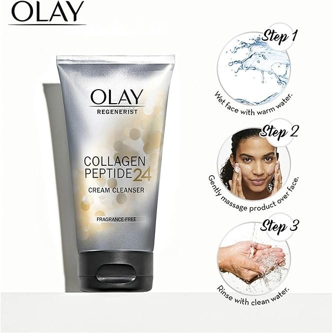 Olay Regenerist Collagen Peptide 24 Cream Cleanser 150ml - Cutprice Online