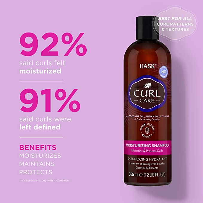 Hask Curl Care Moisturizing Shampoo 355ml - Cutprice Online