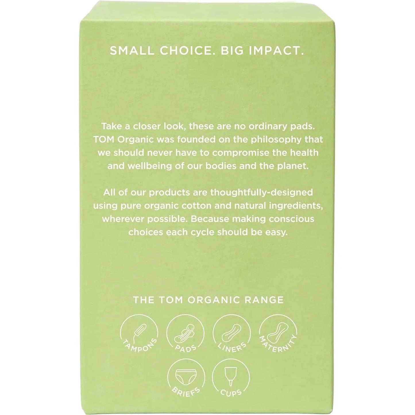 TOM ORGANIC Pads Regular 10PK TOM ORGANIC