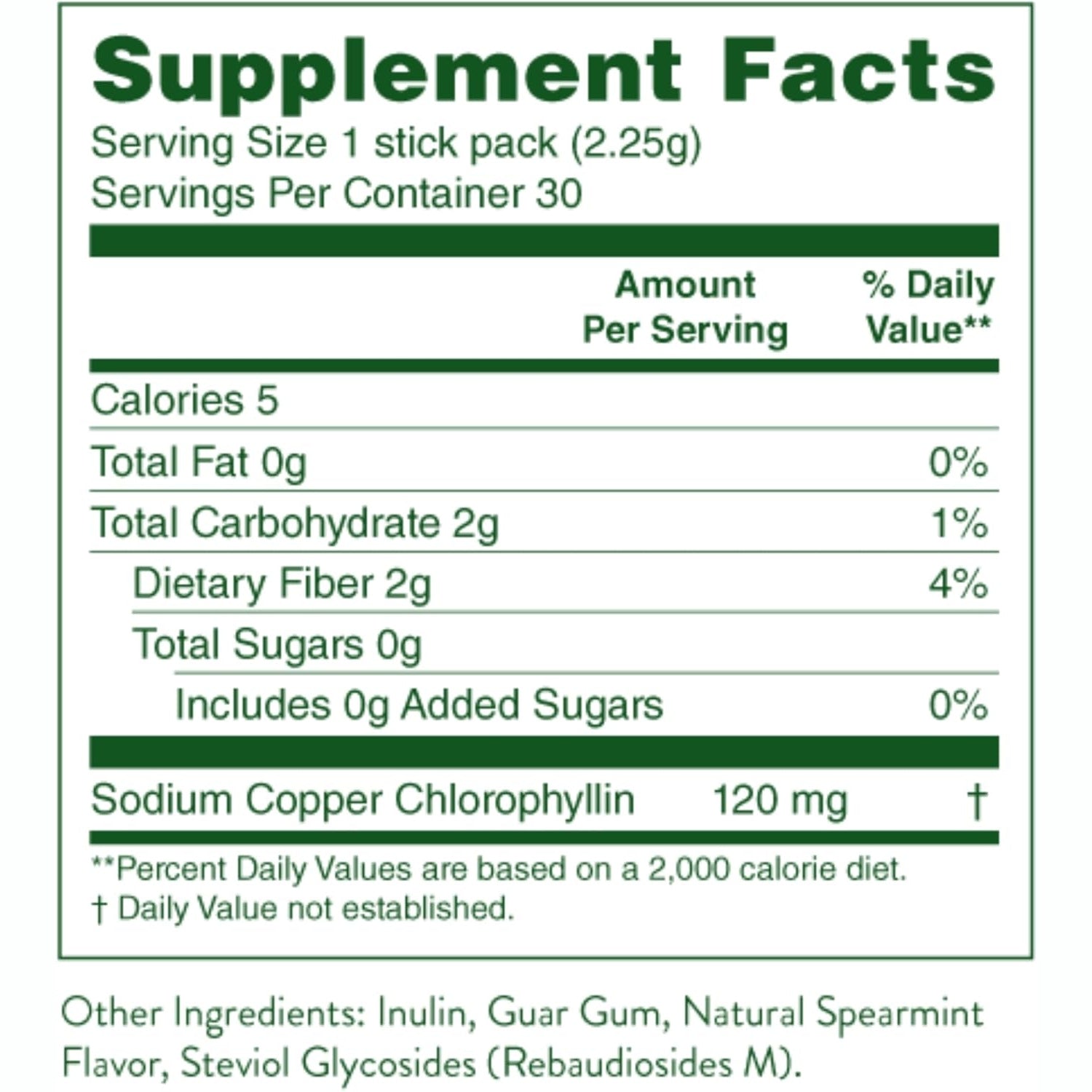 Nature's Sunshine Chlorophyll Detoxifying Sticks 30s - Cutprice Online