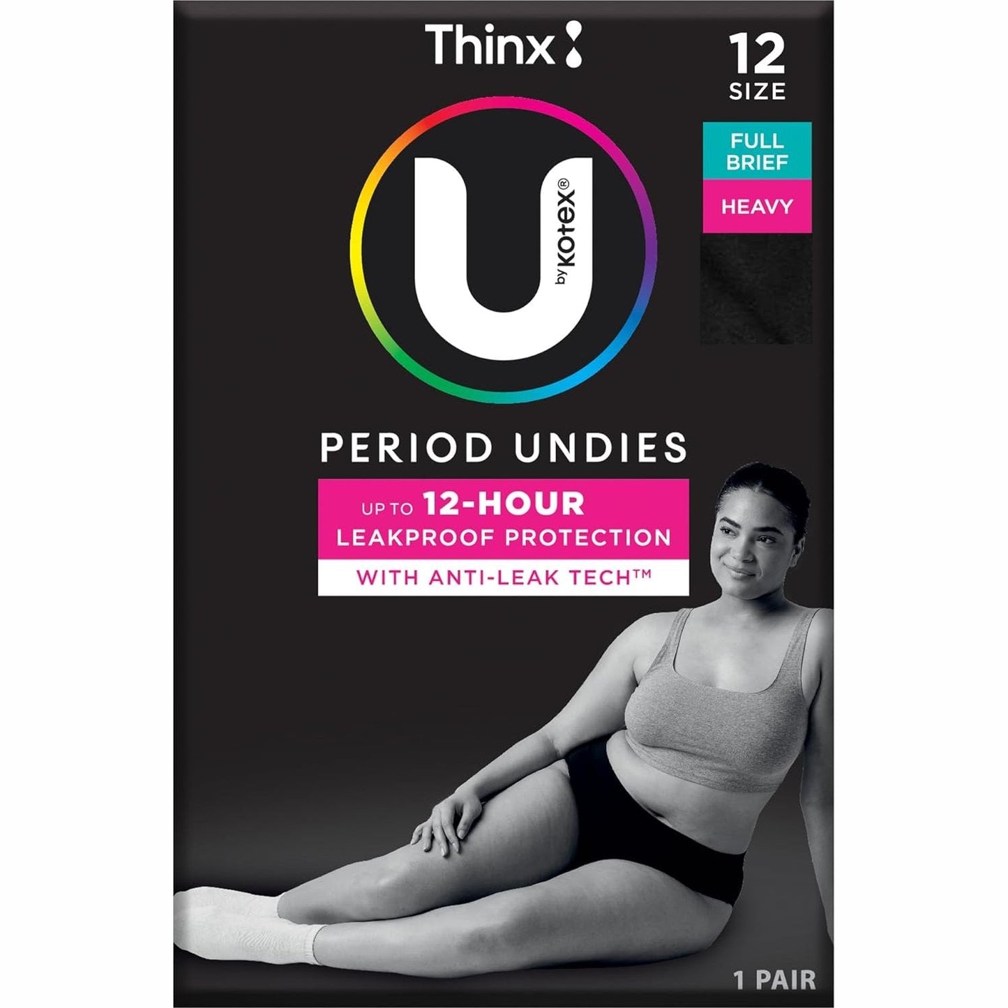 U by Kotex Full Brief Size 12