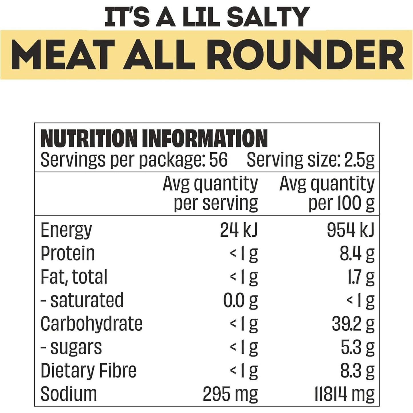Mingle Meat All Rounder All Natural Seasoned Salt 140g