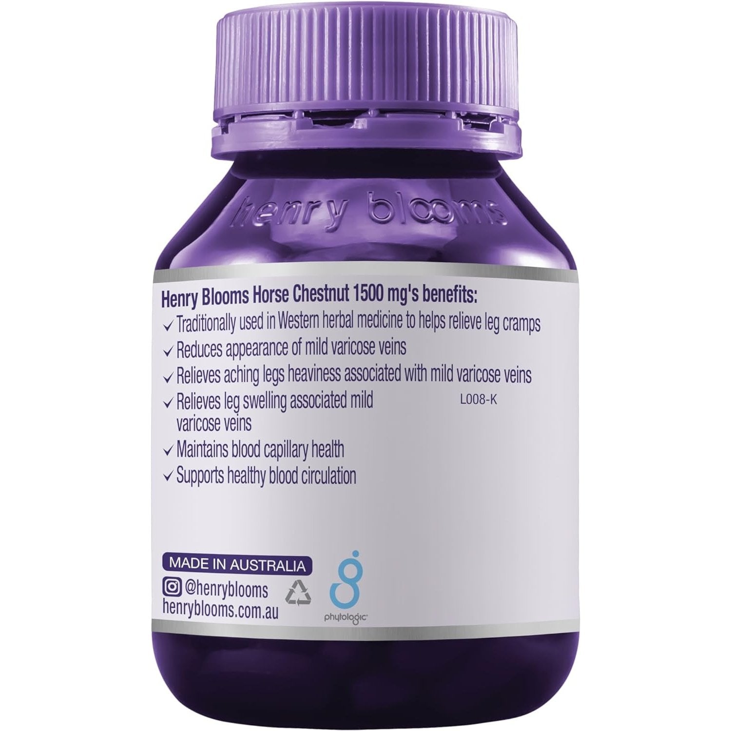 Henry Blooms Horse Chestnut 1500mg 90c - Cutprice Online