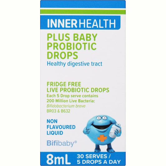 Inner Health Plus Baby Probiotic Drops Unflavoured 8ML