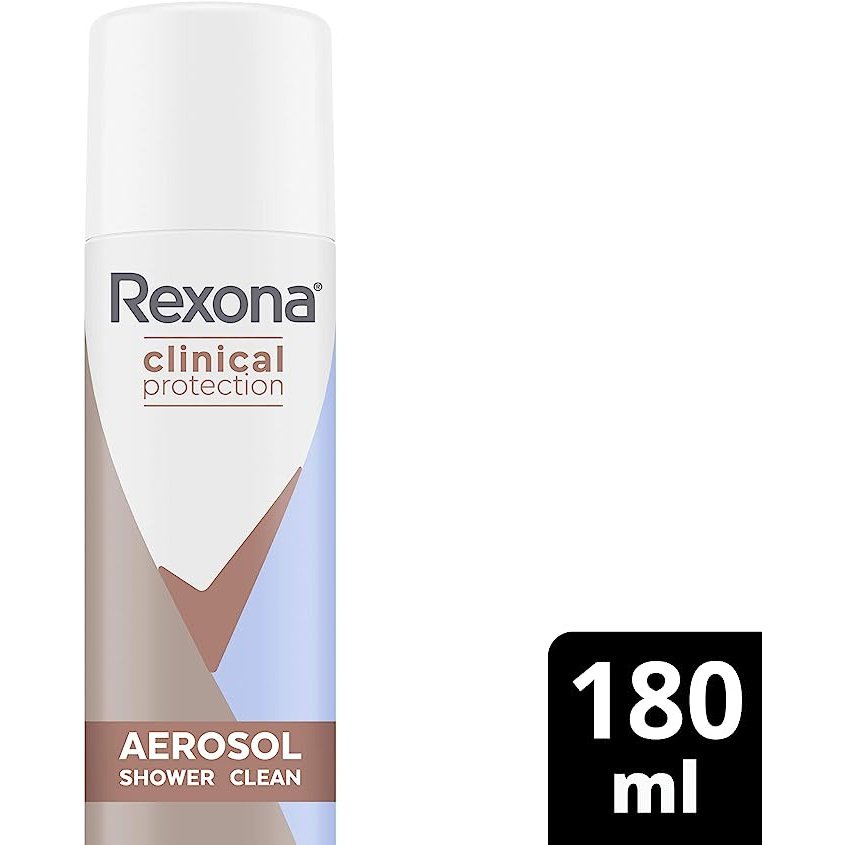 Rexona for Women Clinical Protection Antiperspirant Shower Clean 180ml - Cutprice Online