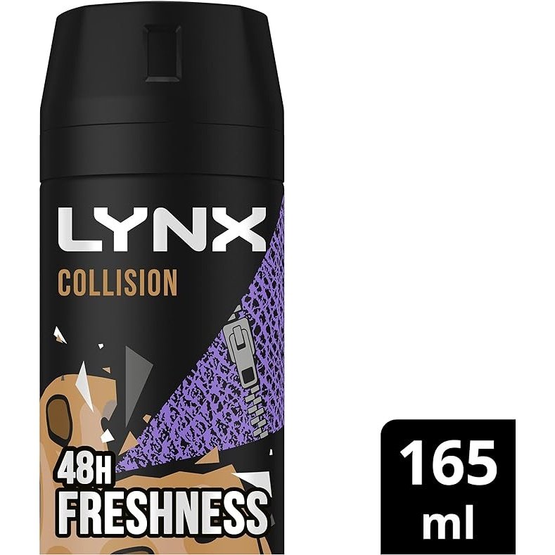 Lynx Deodorant Collision Leather + Cookies 165ml - Cutprice Online