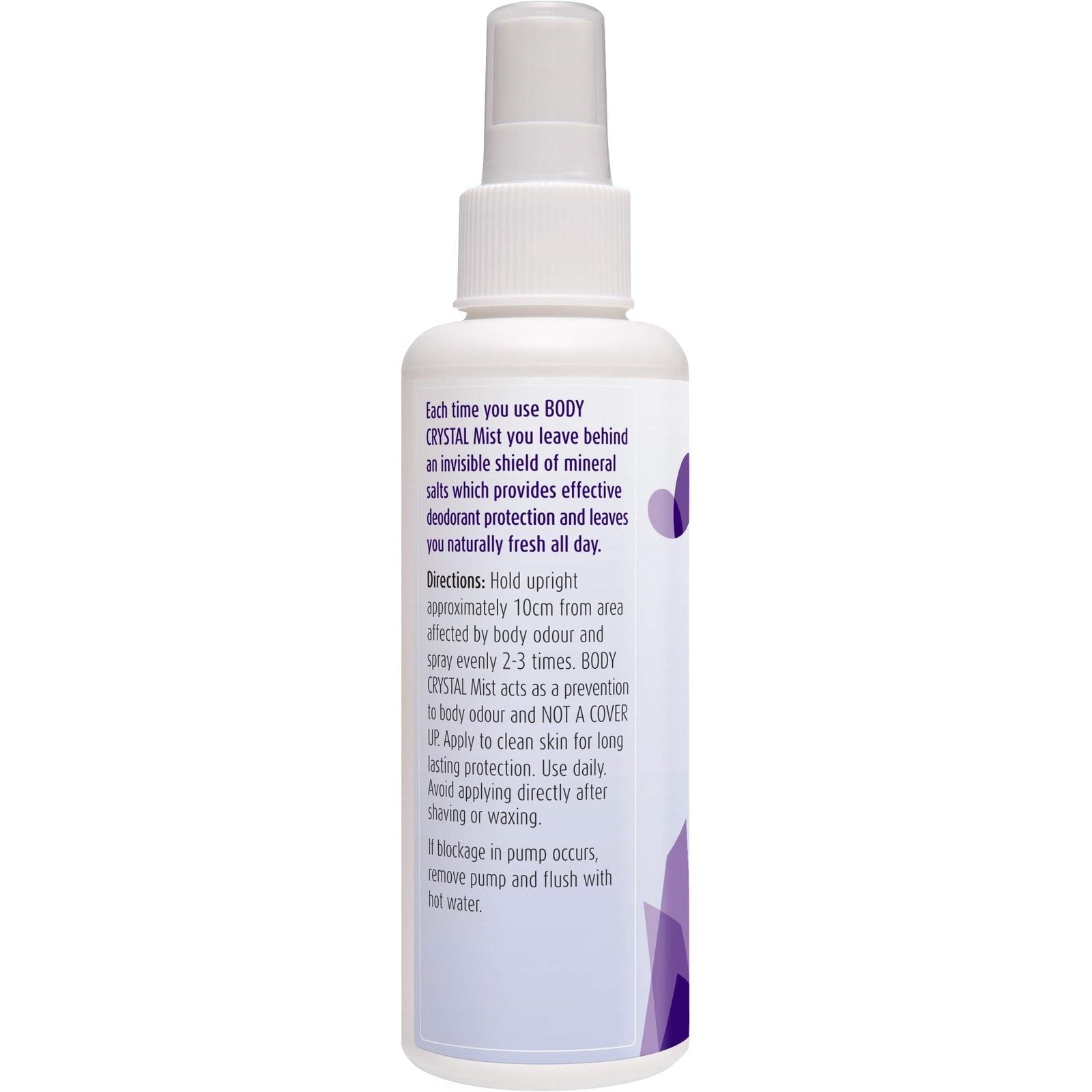 Body Crystal Deodorant Mist (Body Spray) Crystal Mist (Frag Free) 150ml - Cutprice Online