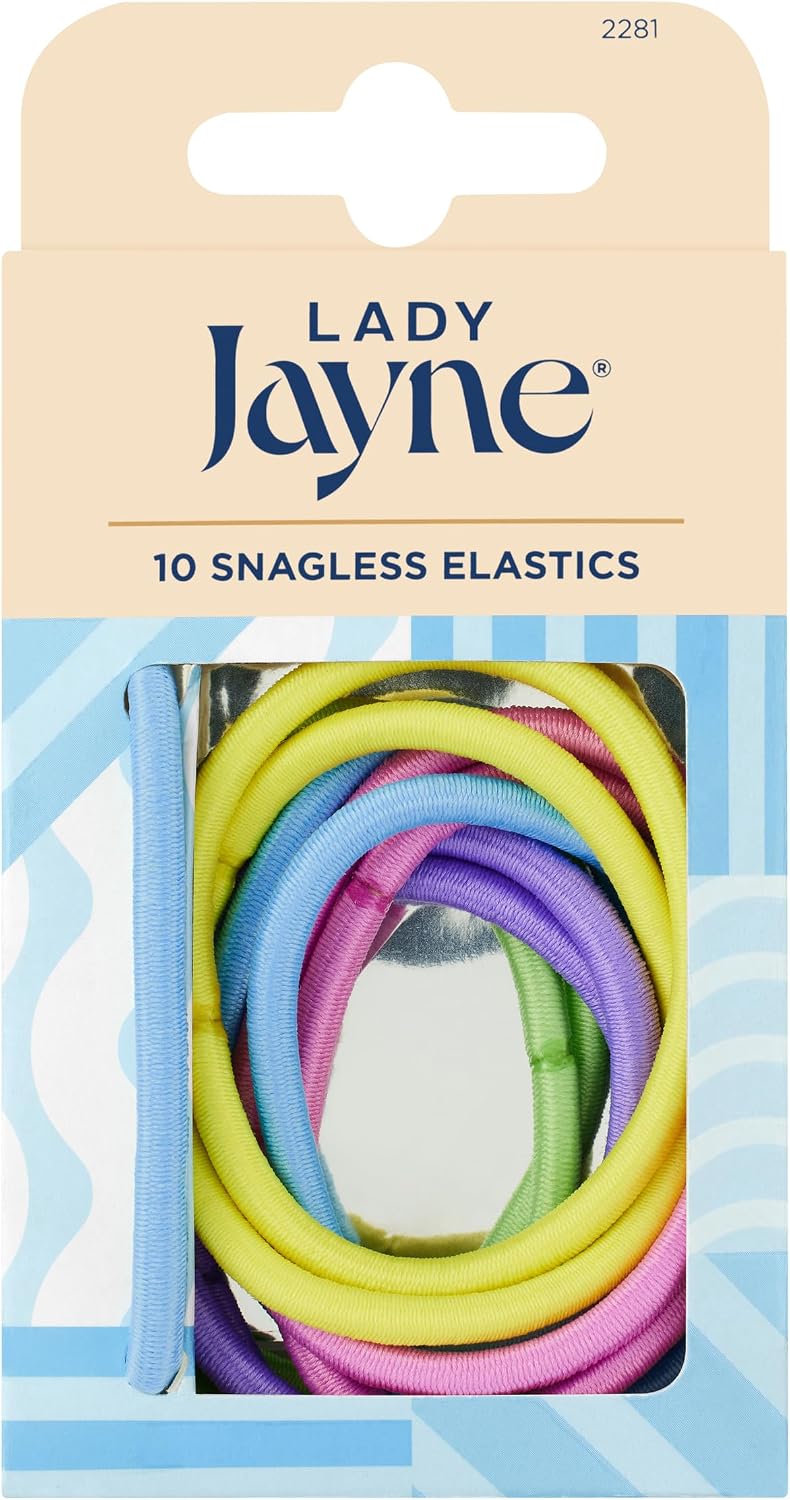 Lady Jayne Snagless Elastics 10 Pack