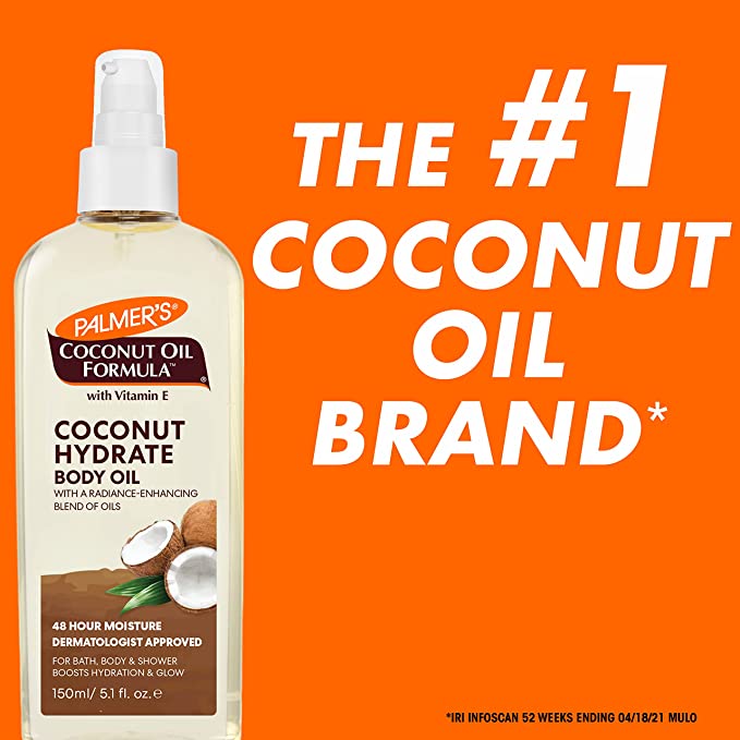 Palmer's Coconut Oil Hydrate Replenish Body Oil 150ml - Cutprice Online