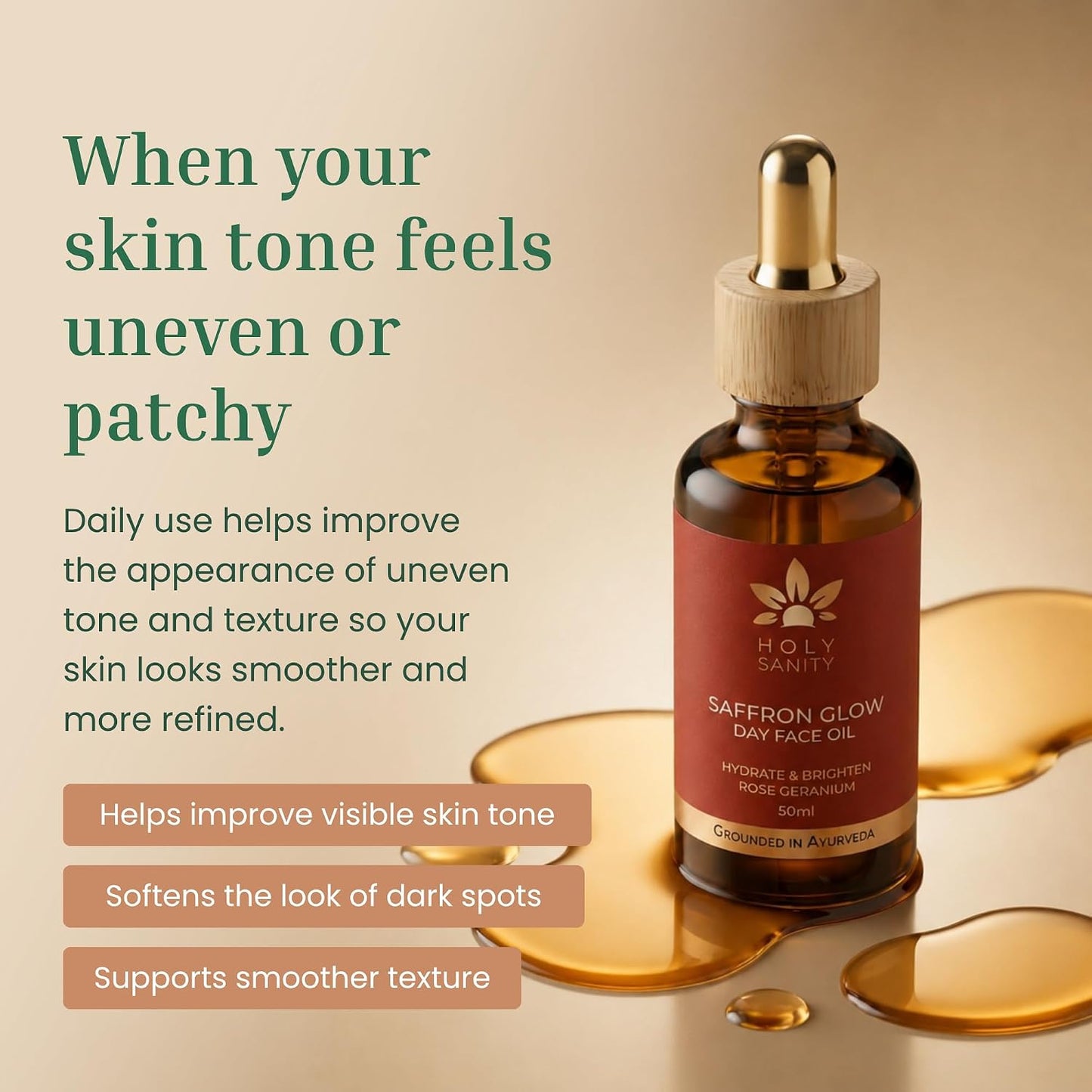 Holy Sanity Manjish Elixir Night Face Oil 50ML