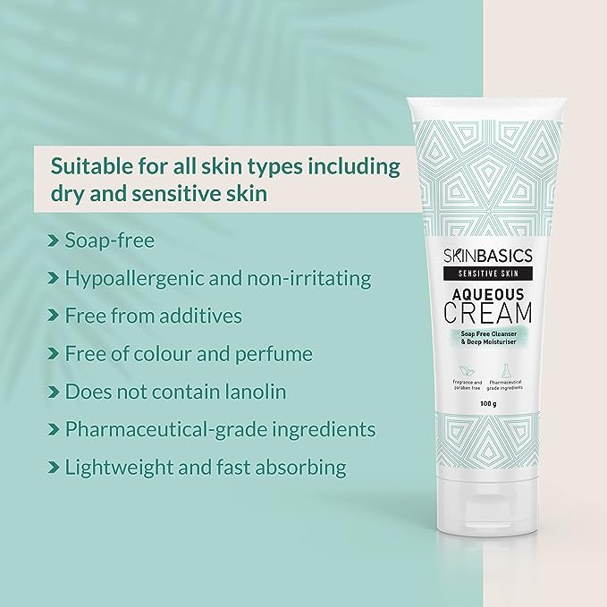 Skin Basics Aqueous Cream BP Soap-Free Cleanser Tube 100g - Cutprice Online