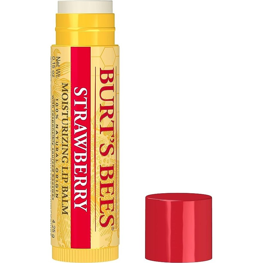 Burt's Bees Moisturising Lip Balm Strawberry 4.25g - Cutprice Online