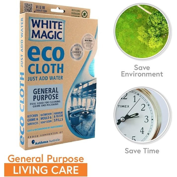 White Magic Eco MicroFibre General Purpose 1Pk - Cutprice Online