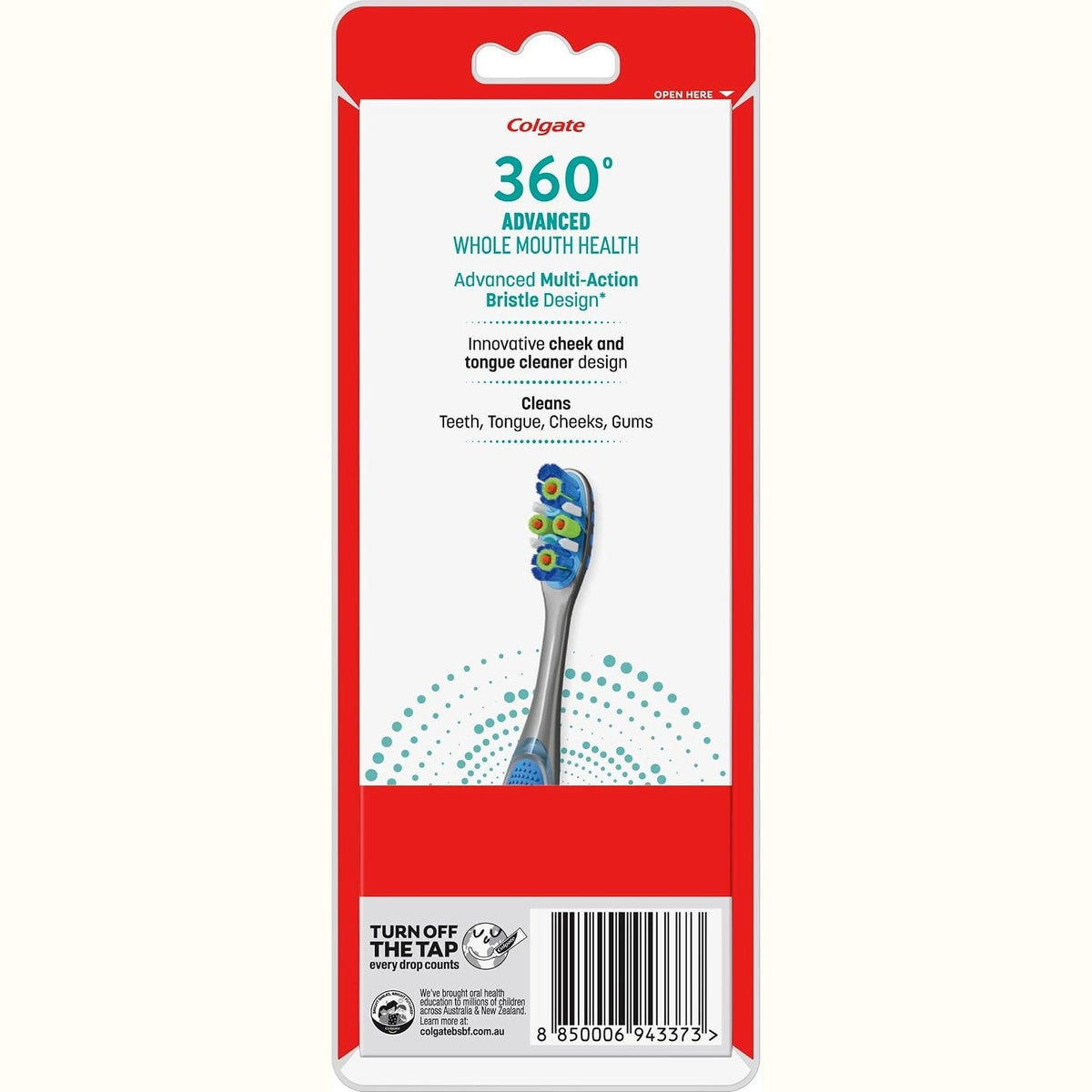 Colgate 360 Advanced Soft Toothbrush 4pk