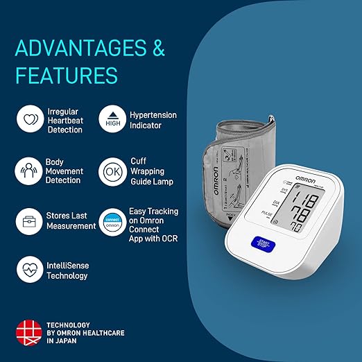 Omron HEM7120 Basic Blood Pressure Monitor 22-32CM - Cutprice Online