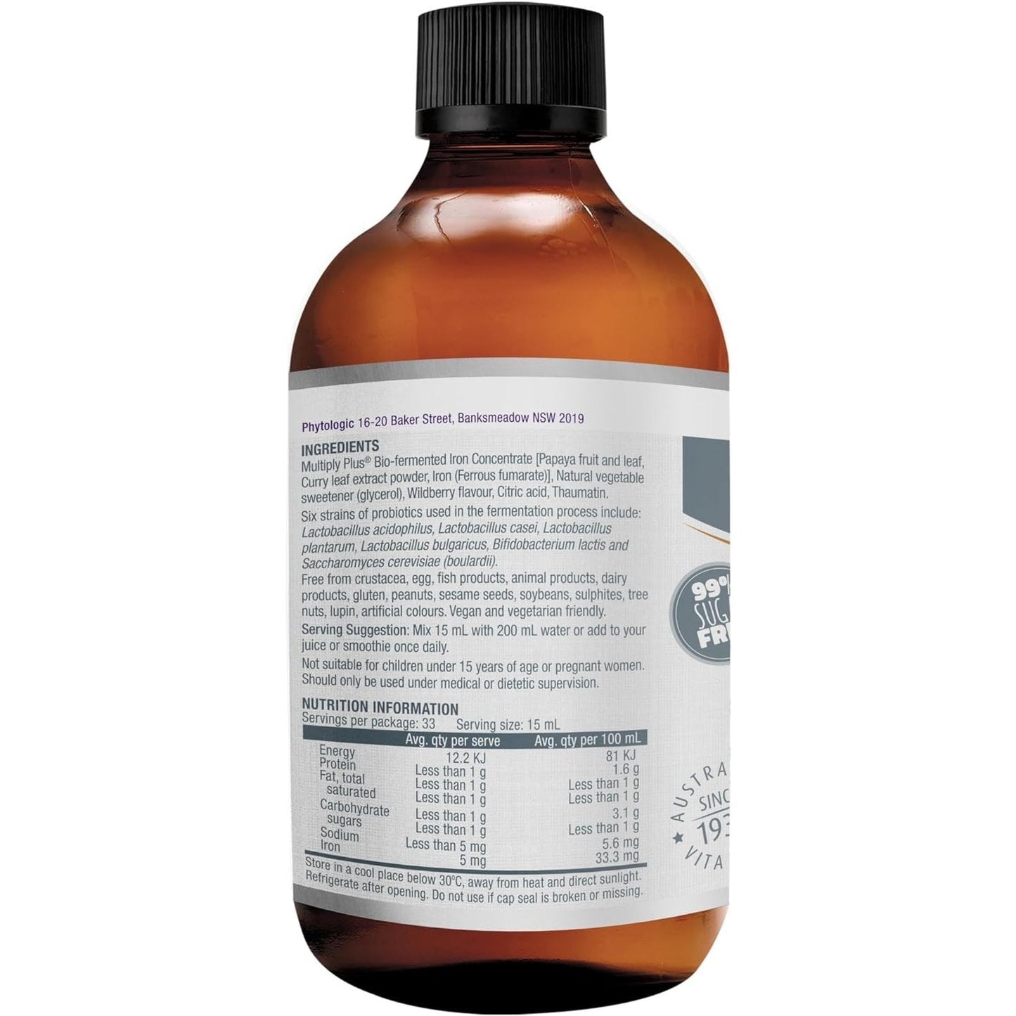 Henry Blooms Bio-Fermented Liquid Iron Concentrate 500ml - Cutprice Online