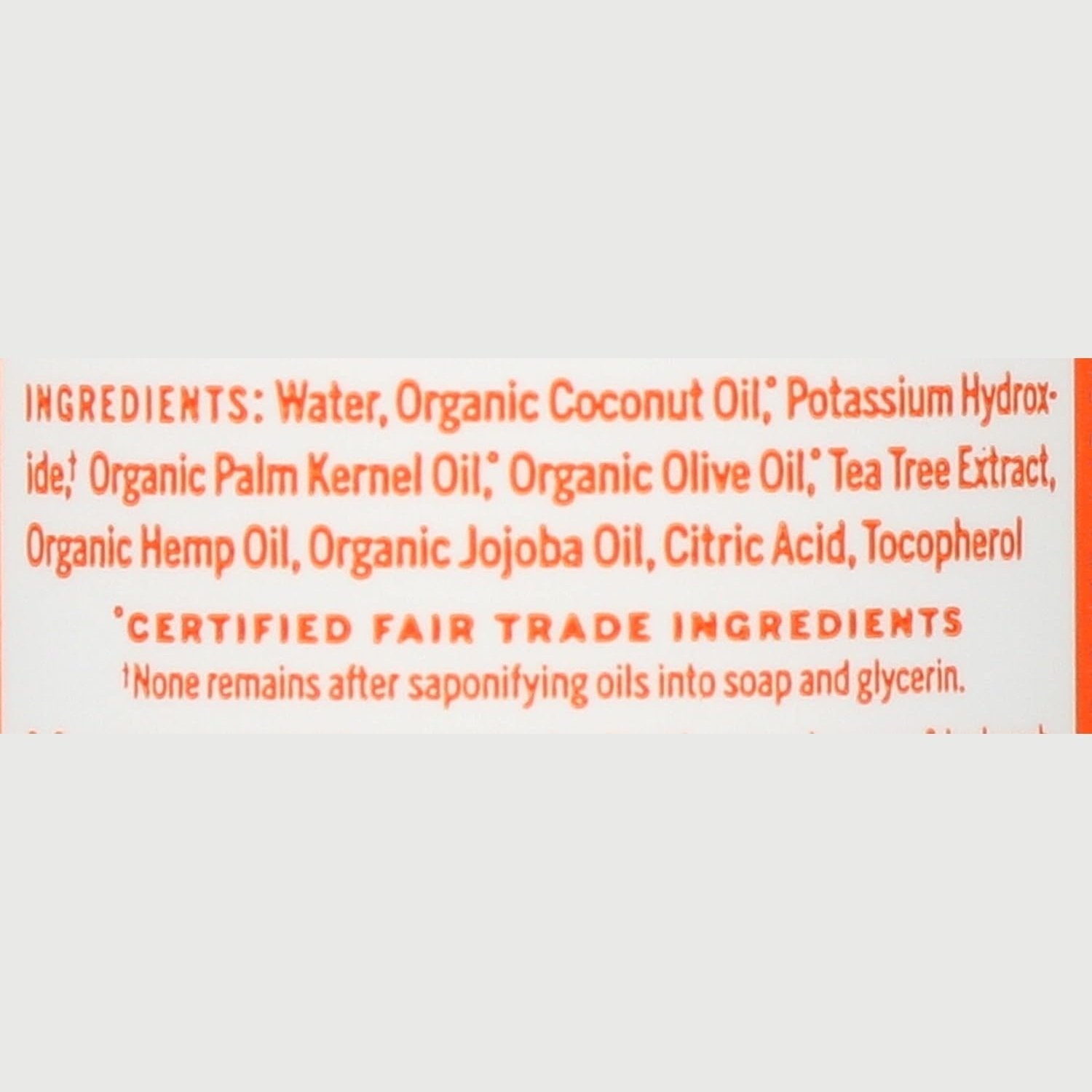 Dr. Bronner's Pure-Castile Soap Liquid (Hemp 18-in-1) Tea Tree 59ml - Cutprice Online