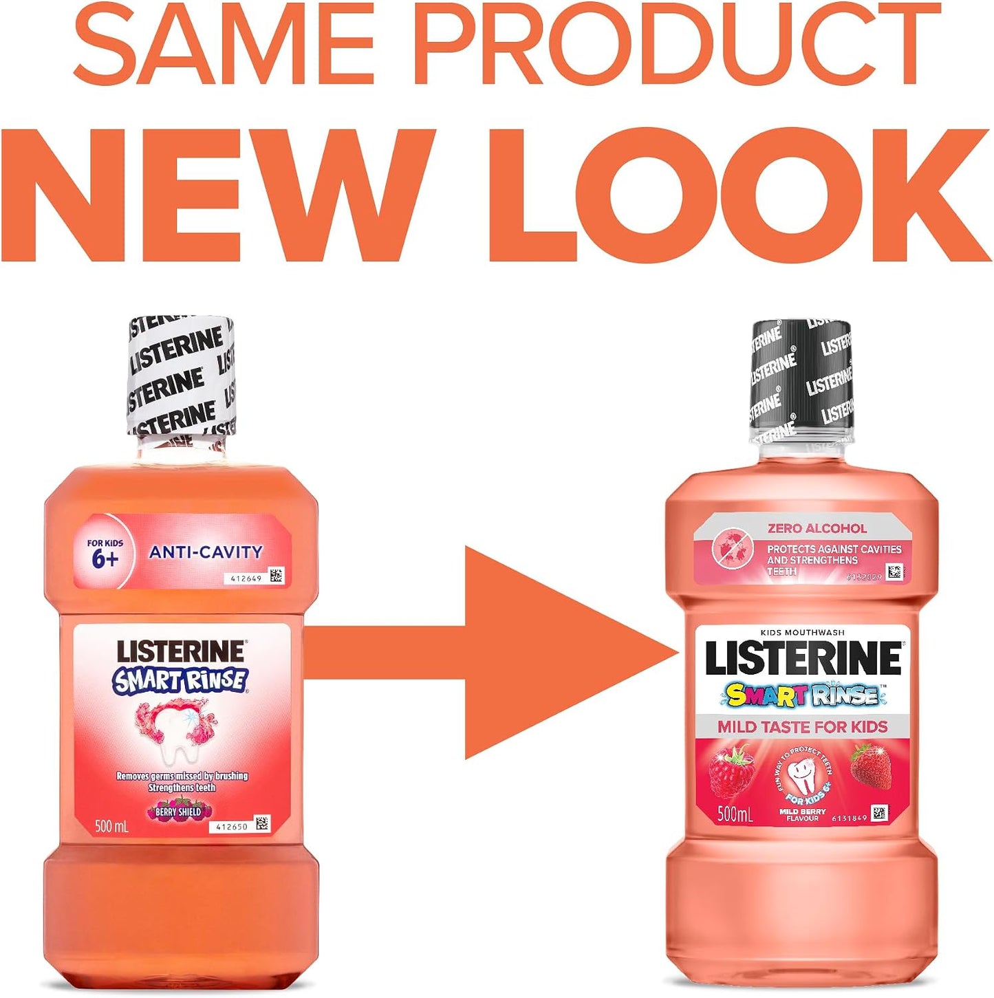 Listerine Smart Rinse Berry Shield 500ml