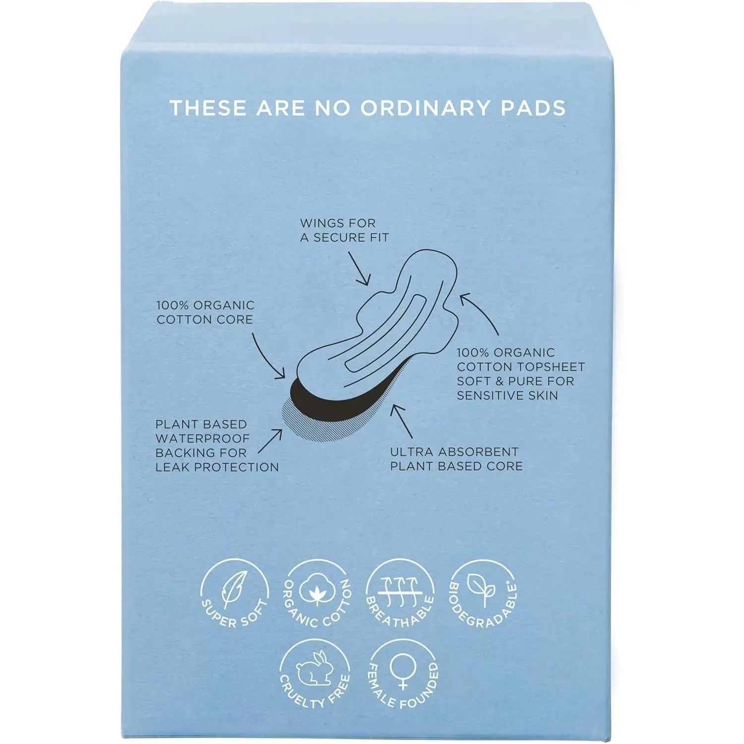 TOM ORGANIC Pads Super 10PK TOM ORGANIC