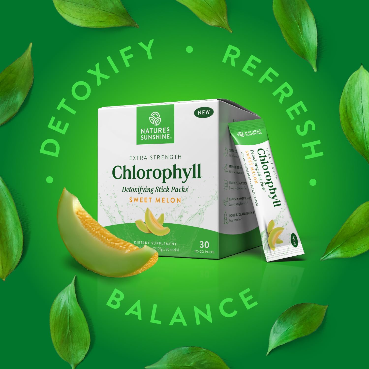 Nature's Sunshine Chlorophyll Detoxifying Melon 30s - Cutprice Online