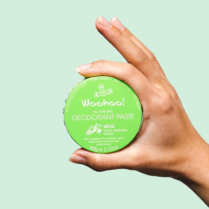 Woohoo Deodorant Paste Wild (Extra Strength Unisex) Tin 60g - Cutprice Online
