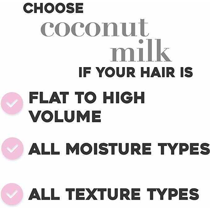 OGX Coconut Milk Shampoo 385ml - Cutprice Online