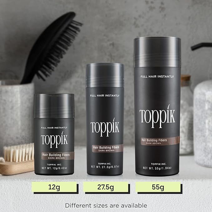 Toppik Hair Building Fibers Dark Brown 27.5g - Cutprice Online