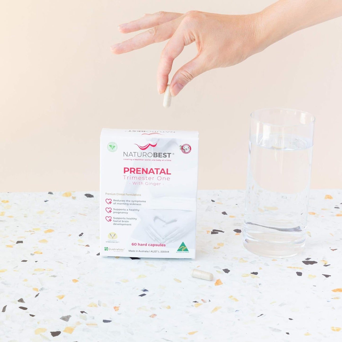 NaturoBest Prenatal Trimester One with Ginger 60c - Cutprice Online