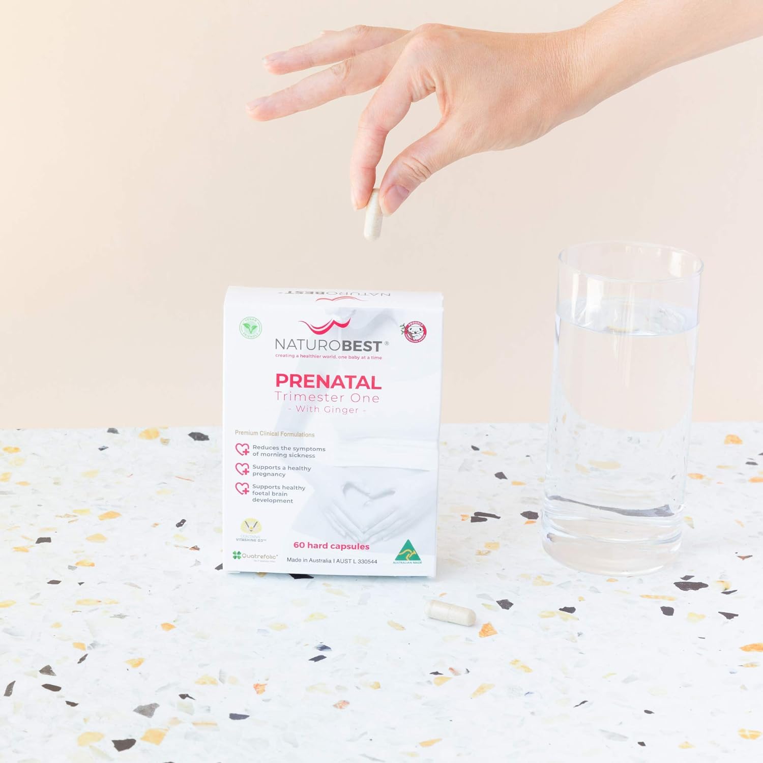 NaturoBest Prenatal Trimester One with Ginger 60c - Cutprice Online