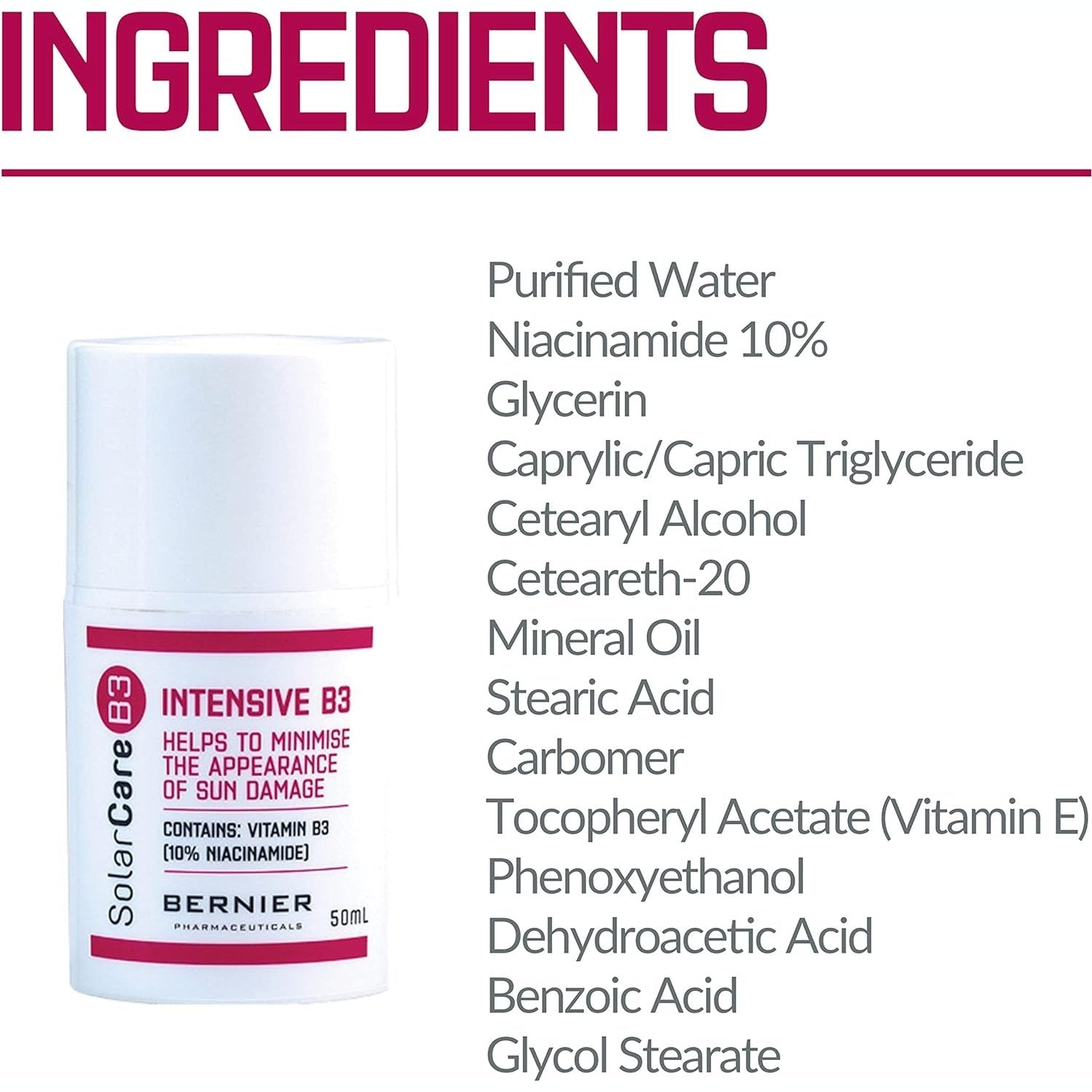 SolarCare B3 Intensive B3 50mL - Cutprice Online