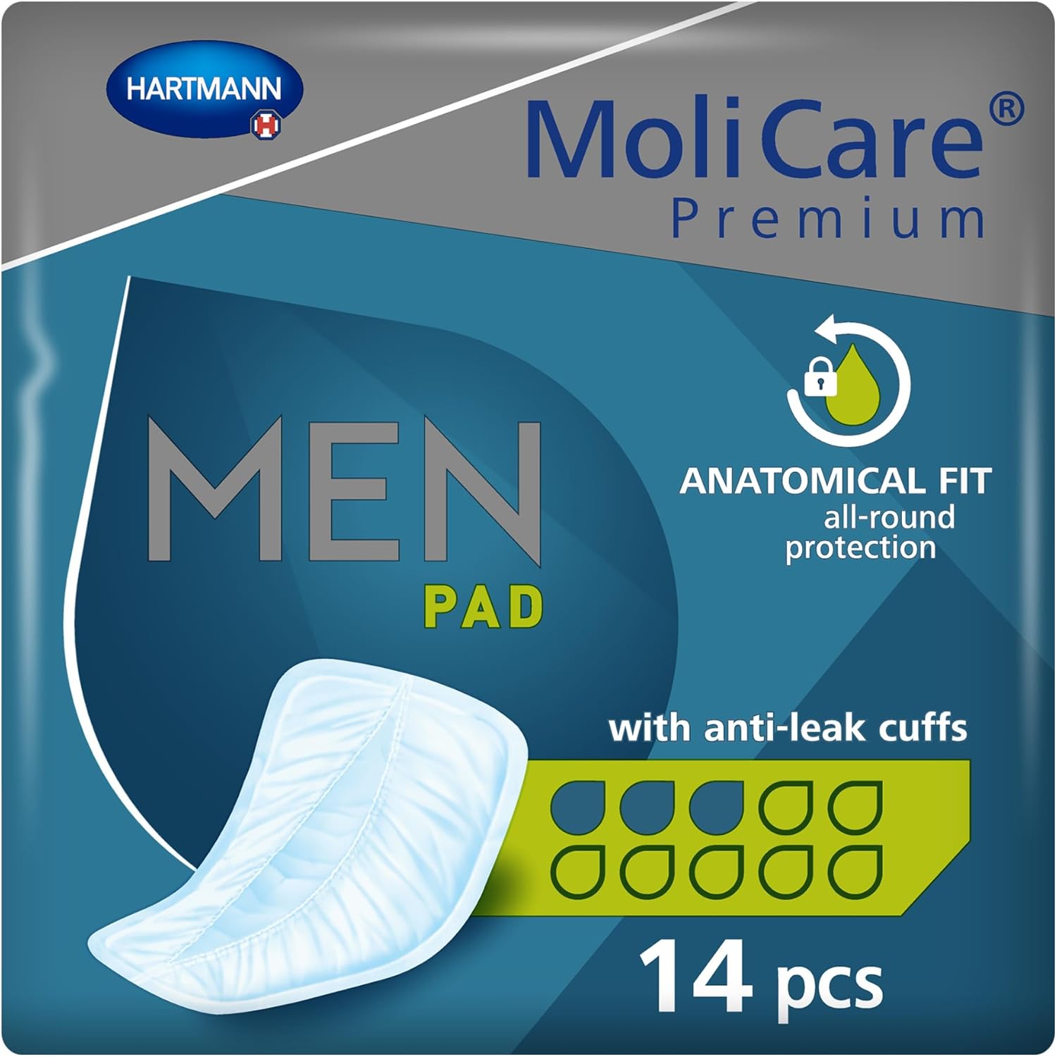 Molicare Premium Men Pad 3 Drops 14 Pack - Cutprice Online